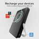 PowerBank 5000mAh, 20W, Power Delivery con supporto magnetico, Black, SBS