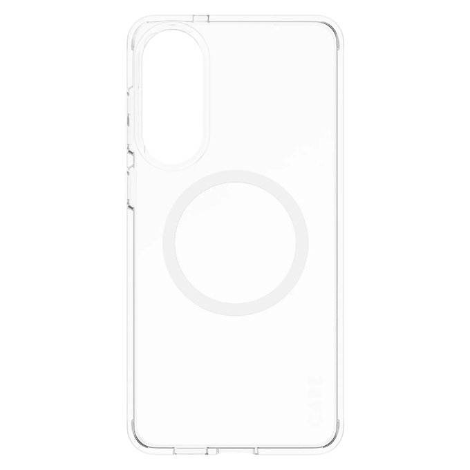 Custodia Urban Combat con QI bianco per Samsung Galaxy S25 Edge, Trasparente, PanzerGlass