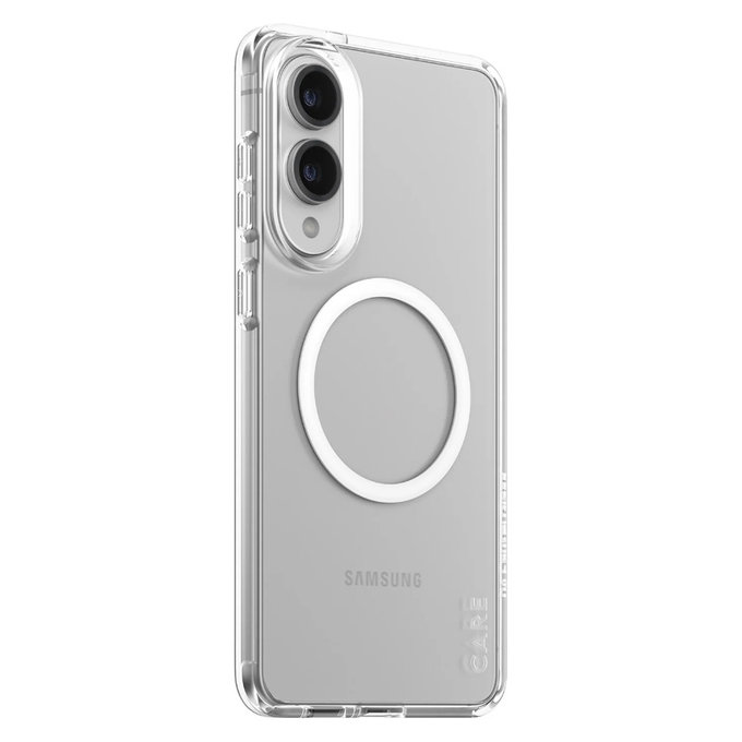 Custodia Urban Combat con QI bianco per Samsung Galaxy S25 Edge, Trasparente, PanzerGlass