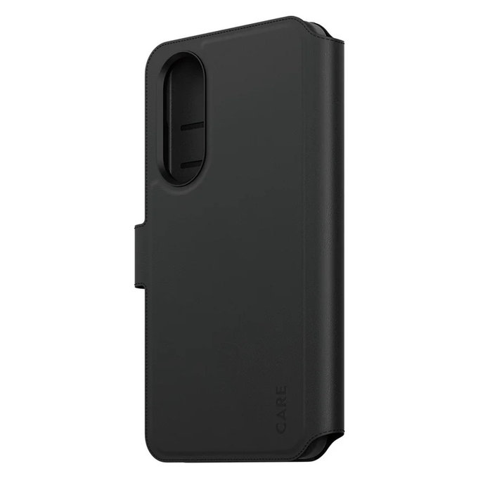 Custodia Wallet Tango Two-In-One con QI per Samsung Galaxy S25 Edge, Nero, PanzerGlass