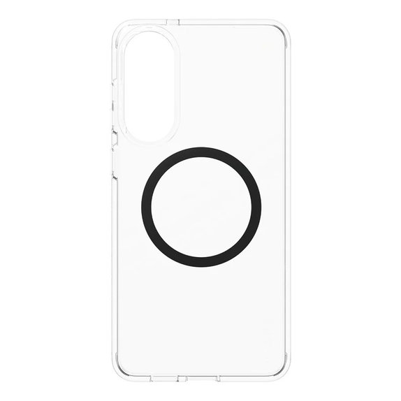 Custodia Urban Combat con QI nero per Samsung Galaxy S25 Edge, Trasparente, PanzerGlass
