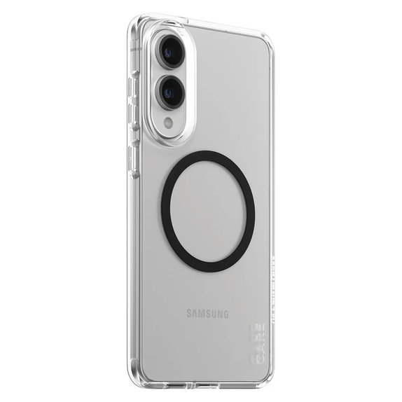 Custodia Urban Combat con QI nero per Samsung Galaxy S25 Edge, Trasparente, PanzerGlass