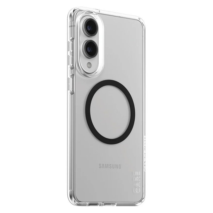 Custodia Urban Combat con QI nero per Samsung Galaxy S25 Edge, Trasparente, PanzerGlass