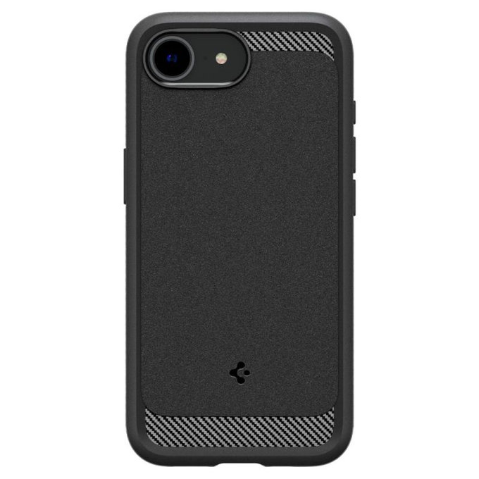 Custodia Rugged Armor con MagSafe per iPhone 16e, Matte Black, Spigen