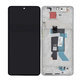 Schermo per Xiaomi Poco X7 24095PCADG, Silver, Vetro touch con cornice, 5600030O16P00, Genuine Service Pack