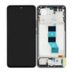 Schermo per Xiaomi Redmi Note 14 5G 24094RAD4G, Midnight Black, Vetro touch con cornice, 56002000O1700, Genuine Service Pack