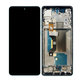 Schermo per Motorola Edge 60 Fusion, Amazonite, Vetro touch con cornice, 5D68C29879, Genuine Service Pack