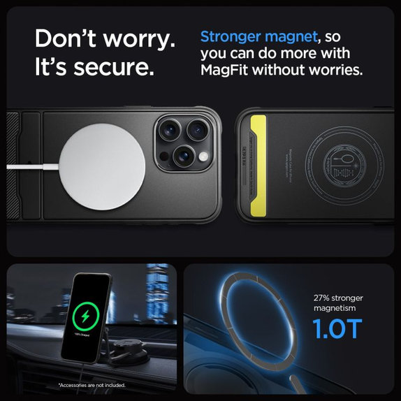 Custodia Rugged Armor con MagSafe per iPhone 15 Pro Max, Matte Black, Spigen