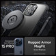 Custodia Rugged Armor con MagSafe per iPhone 15 Pro, Matte Black, Spigen