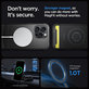 Custodia Rugged Armor con MagSafe per iPhone 15 Pro, Matte Black, Spigen