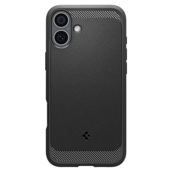 Custodia Rugged Armor con MagSafe per iPhone 16, Matte Black, Spigen