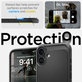 Custodia Rugged Armor con MagSafe per iPhone 16, Matte Black, Spigen