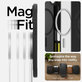 Custodia Rugged Armor con MagSafe per iPhone 16, Matte Black, Spigen