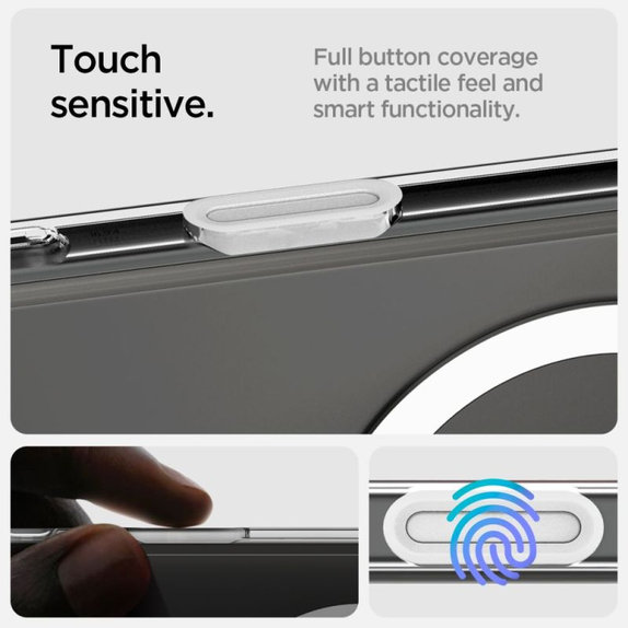 Custodia Ultra Hybrid "T" con MagSafe per iPhone 16 Pro Max, White, Spigen