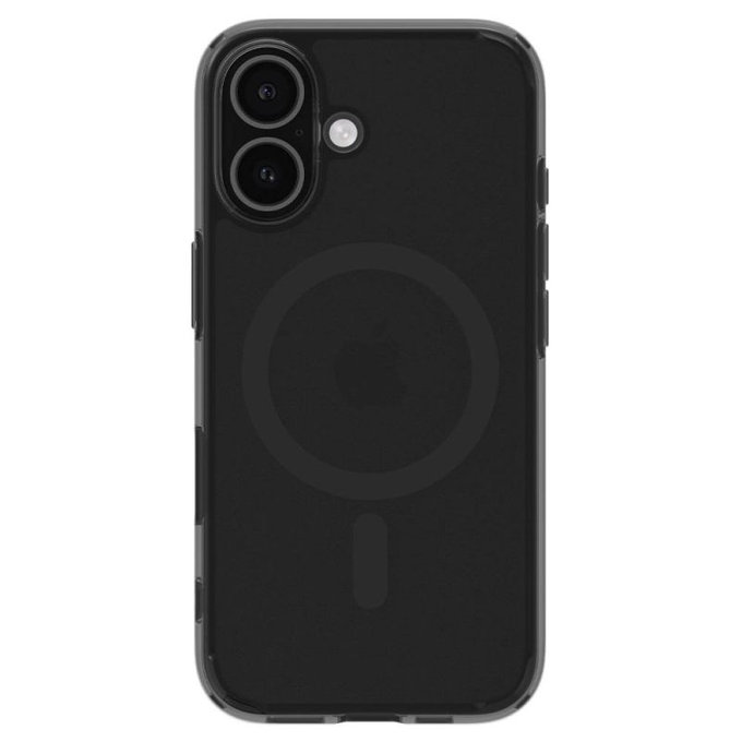 Custodia Ultra Hybrid "T" con MagSafe per iPhone 16, Frost Black, Spigen
