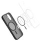 Custodia Ultra Hybrid "T" con MagSafe per iPhone 16, Frost Black, Spigen