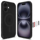 Custodia Ultra Hybrid "T" con MagSafe per iPhone 16, Frost Black, Spigen