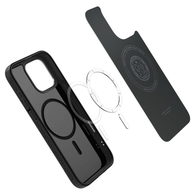 Custodia Liquid Air "T" con MagSafe per iPhone 16 Pro, Matte Black, Spigen