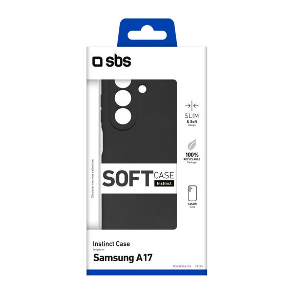 SBS - Custodia Instinct per Samsung Galaxy A17 5G, Black