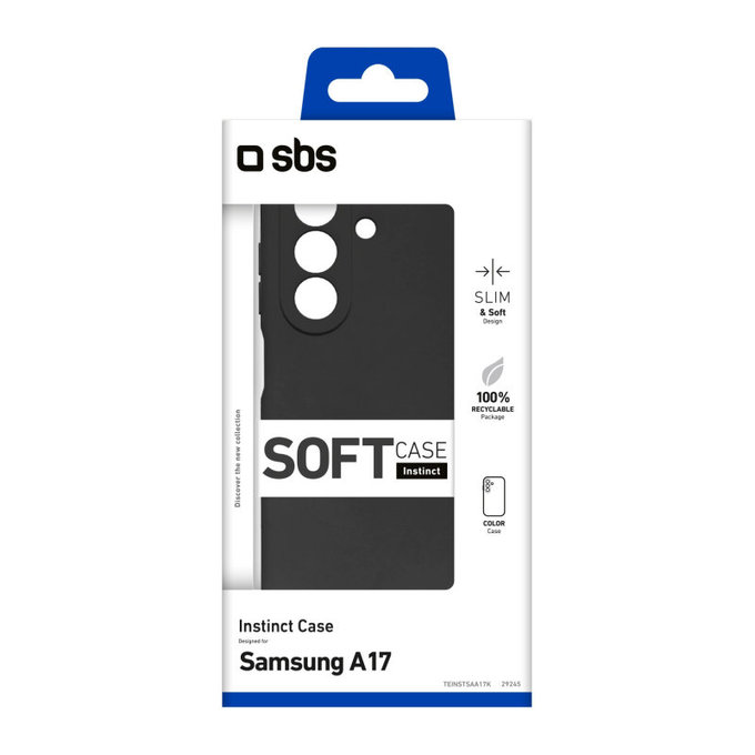 SBS - Custodia Instinct per Samsung Galaxy A17 5G, Black