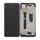 Schermo OLED per Motorola Moto G84 XT2347, Black, Vetro touch con cornice
