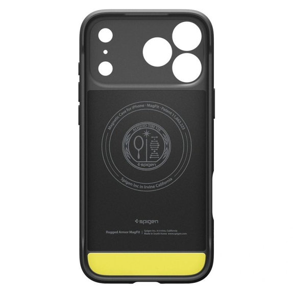 Custodia Rugged Armor con MagSafe per iPhone 17 Pro Max, Matte Black, Spigen