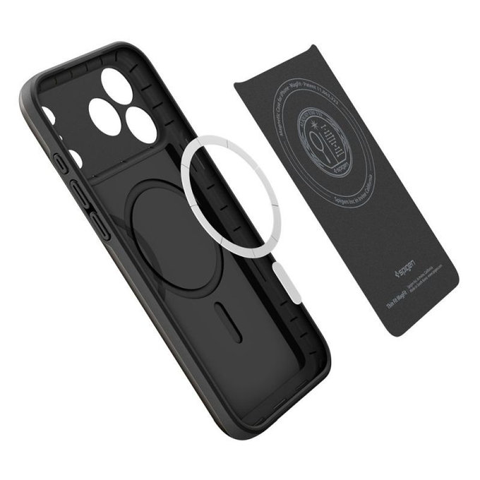 Custodia Thin Fit con MagSafe per iPhone 17 Pro Max, Black, Spigen