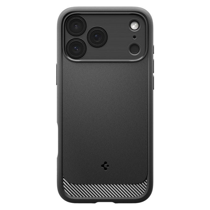 Custodia Rugged Armor con MagSafe per iPhone 17 Pro, Matte Black, Spigen