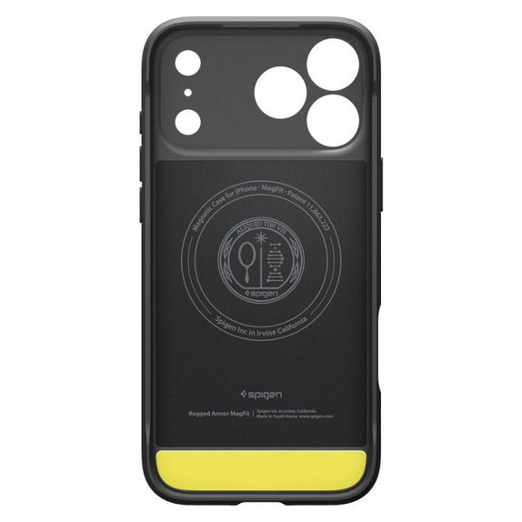 Custodia Rugged Armor con MagSafe per iPhone 17 Pro, Matte Black, Spigen