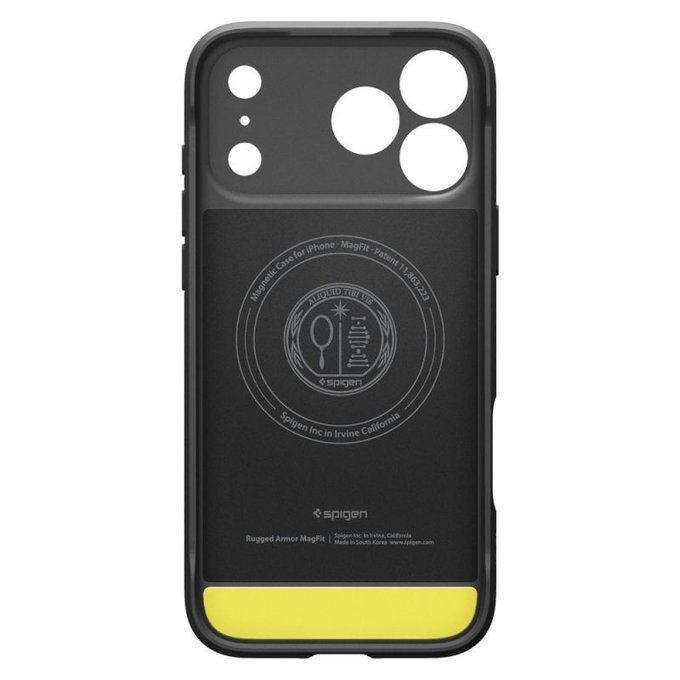 Custodia Rugged Armor con MagSafe per iPhone 17 Pro, Matte Black, Spigen