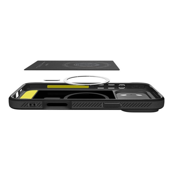 Custodia Rugged Armor con MagSafe per iPhone 17 Pro, Matte Black, Spigen