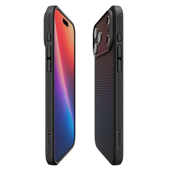 Custodia Liquid Air per iPhone 17 Pro, Matte Black, Spigen