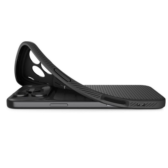 Custodia Liquid Air per iPhone 17 Pro, Matte Black, Spigen