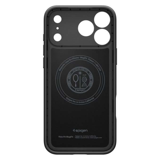 Custodia Thin Fit con MagSafe per iPhone 17 Pro, Black, Spigen