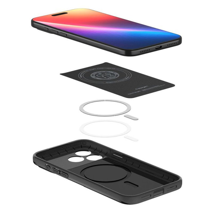 Custodia Thin Fit con MagSafe per iPhone 17 Pro, Black, Spigen