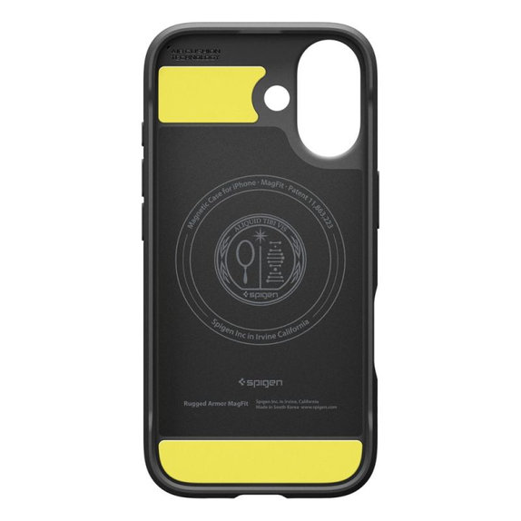 Custodia Rugged Armor con MagSafe per iPhone 17, Matte Black, Spigen