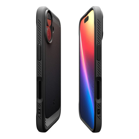 Custodia Rugged Armor con MagSafe per iPhone 17, Matte Black, Spigen