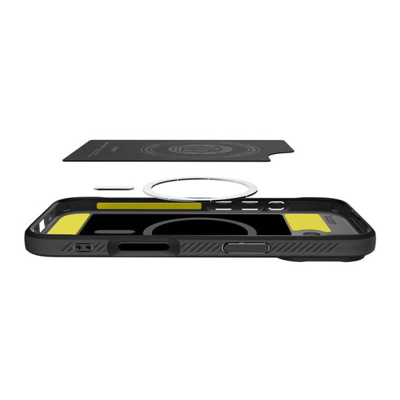 Custodia Rugged Armor con MagSafe per iPhone 17, Matte Black, Spigen