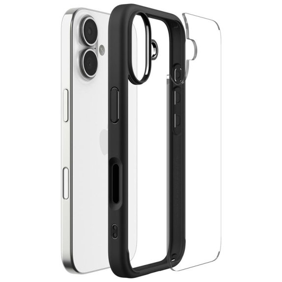 Custodia Ultra Hybrid per iPhone 17, Matte Black, Spigen