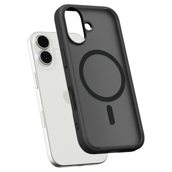 Custodia Ultra Hybrid con MagSafe per iPhone 17, Frost Black, Spigen