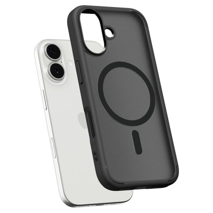 Custodia Ultra Hybrid con MagSafe per iPhone 17, Frost Black, Spigen