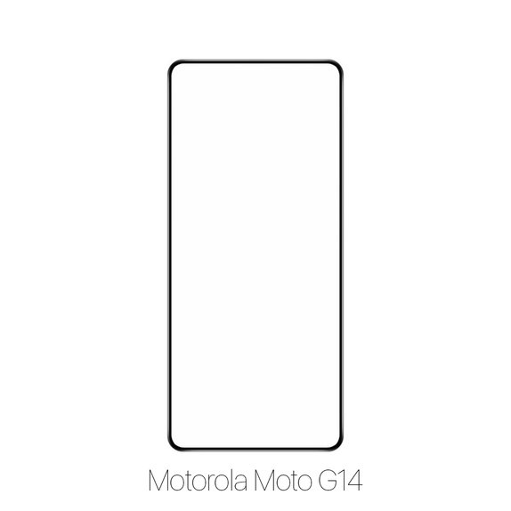 Vetro temperato FullCase per MotGoldla Moto G14, FixPremium