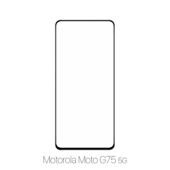 Vetro temperato FullCase per MotGoldla Moto G75 5G XT2437, FixPremium