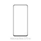 Vetro temperato FullCase per MotGoldla Moto G75 5G XT2437, FixPremium