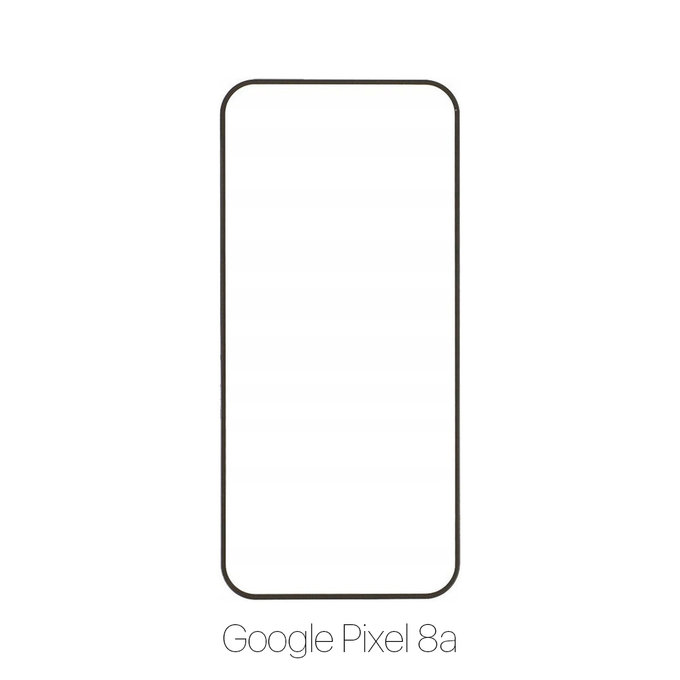 Vetro temperato FullCase per Google Pixel 8a, FixPremium