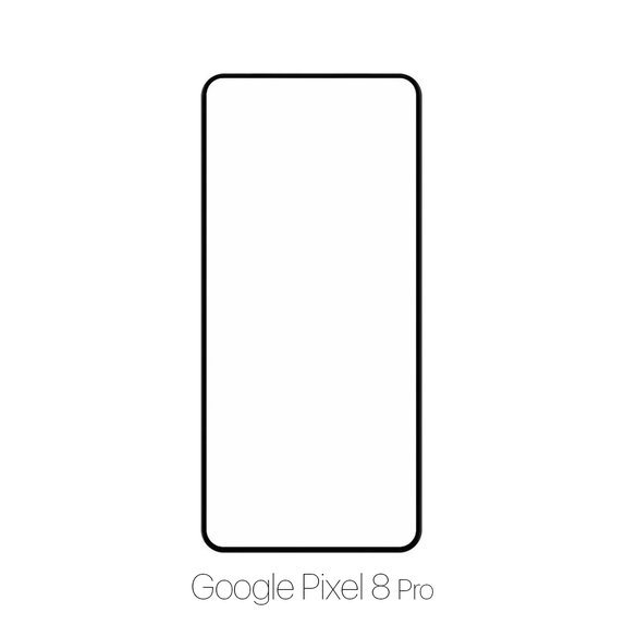 Vetro temperato FullCase per Google Pixel 8 Pro, FixPremium