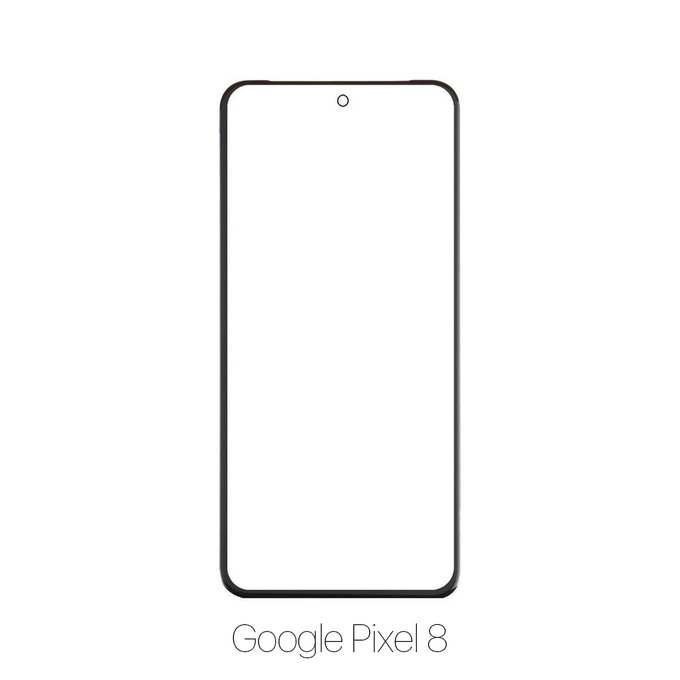Vetro temperato FullCase per Google Pixel 8, FixPremium