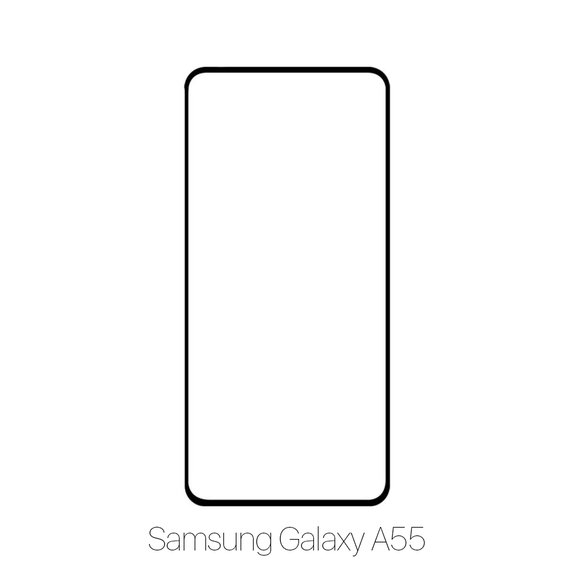 Vetro temperato FullCase per Samsung A55 A556B, FixPremium