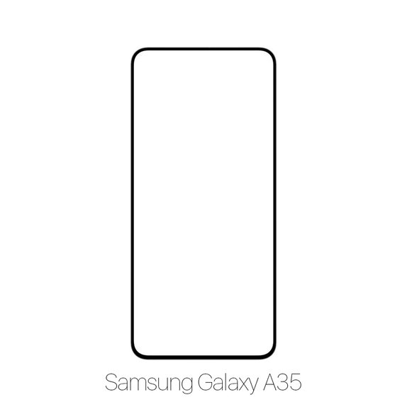 Vetro temperato FullCase per Samsung A35 A356B, FixPremium
