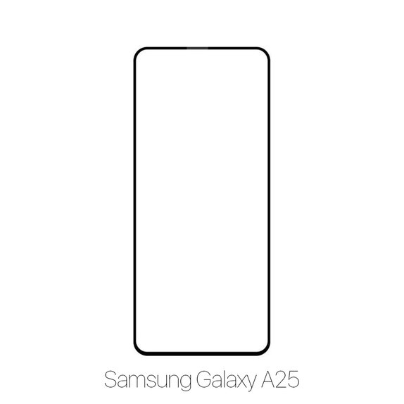 Vetro temperato FullCase per Samsung A25 A256, FixPremium